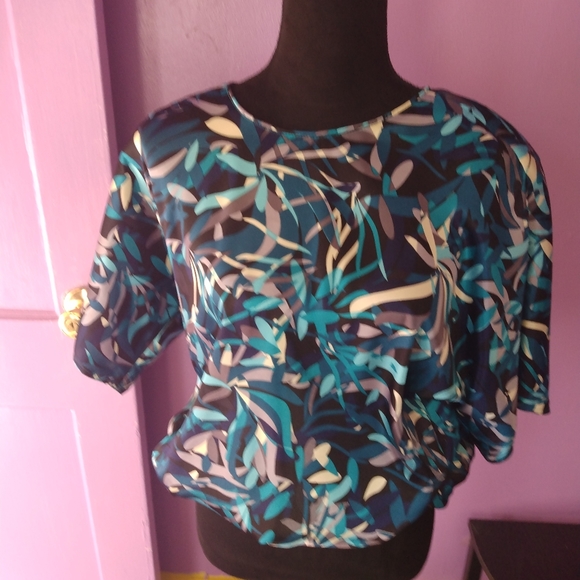Women's blue blouse large - Picture 4 of 4